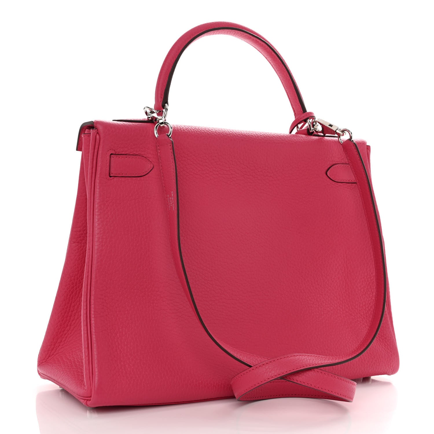 Hermes Taurillon Clemence Kelly Retourne 32 Rose Extreme 3 of 12