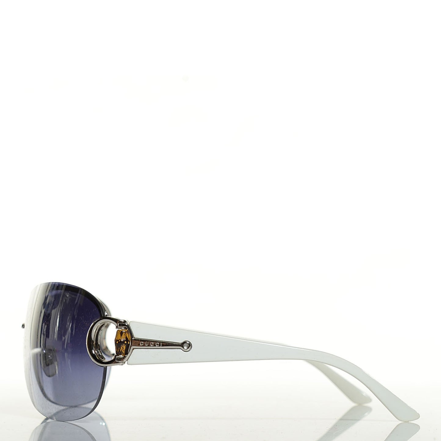 Bamboo Horsebit Sunglasses GG 2875/S White