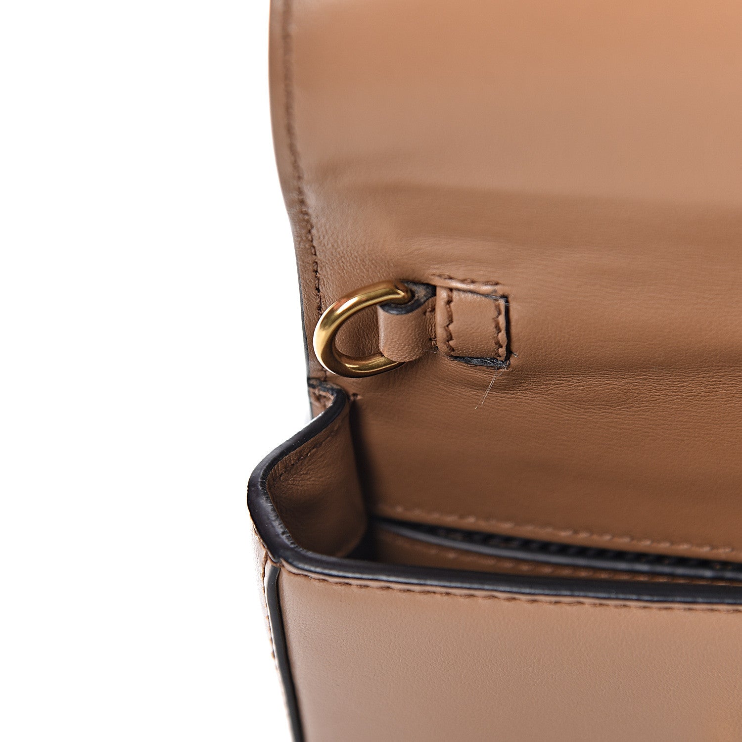 Prada City Calf Cahier Belt Bag Camel Black 7 of 11