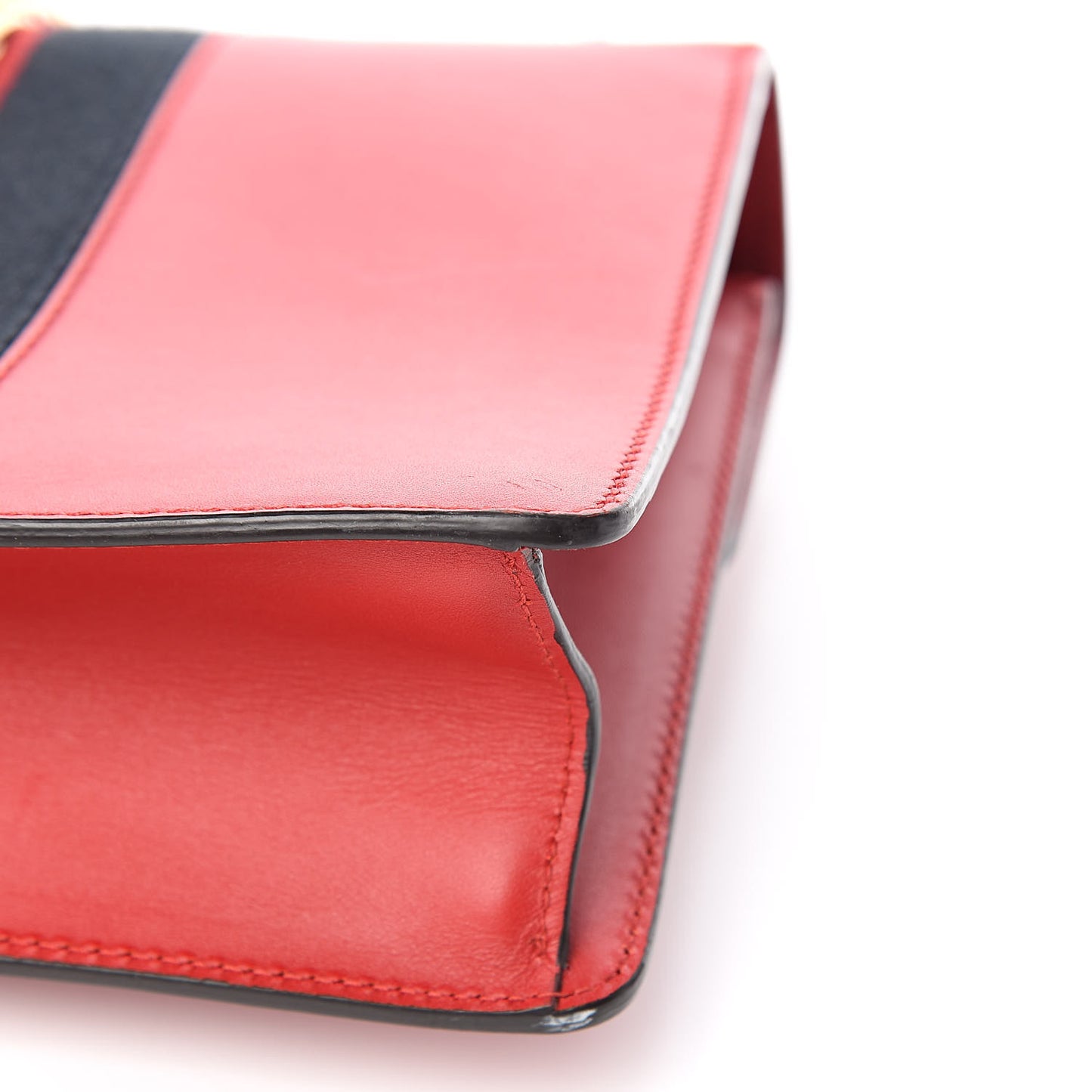 Calfskin Small Sylvie Shoulder Bag Hibiscus Red