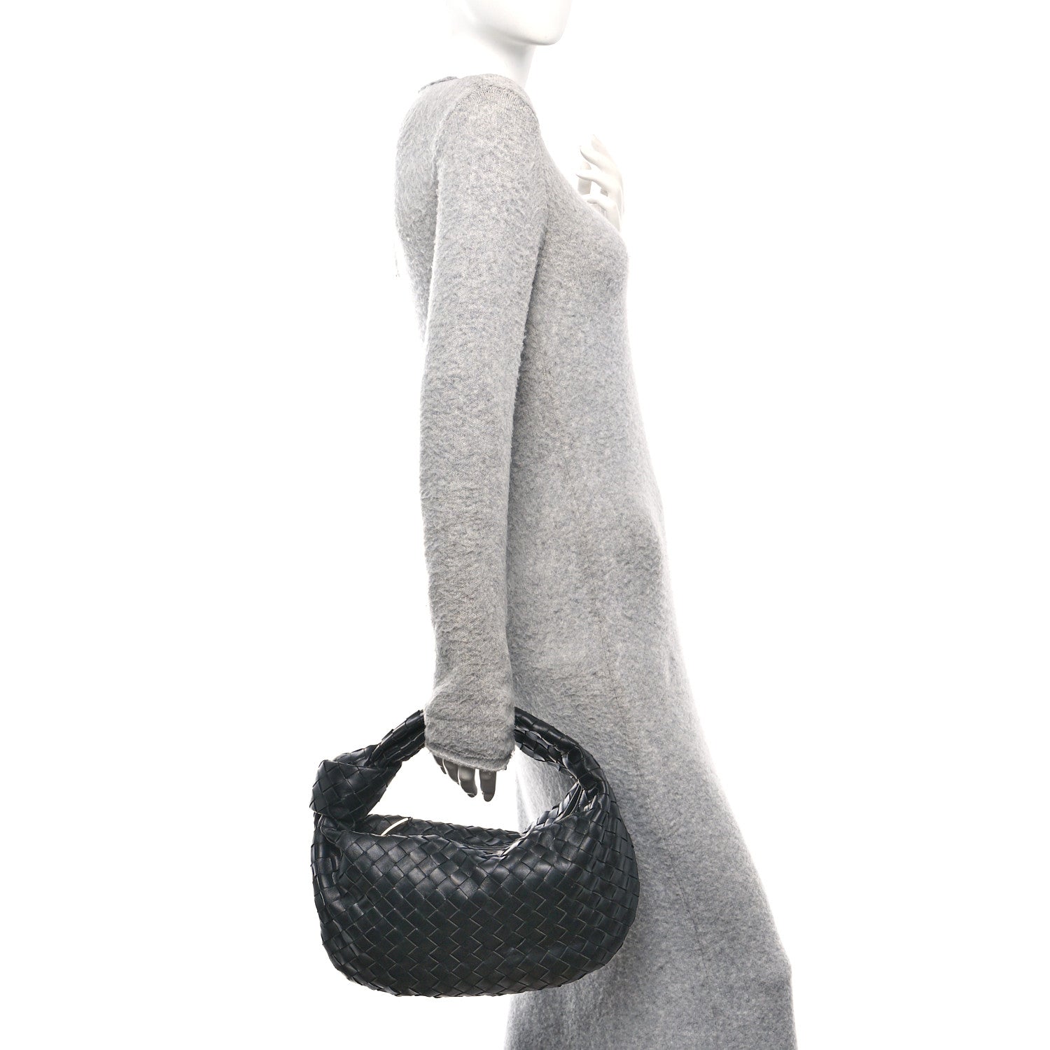 Bottega Veneta Nappa Intrecciato Teen Jodie Hobo Black 3 of 19