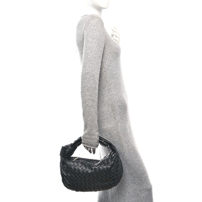 Bottega Veneta Nappa Intrecciato Teen Jodie Hobo Black 3 of 19