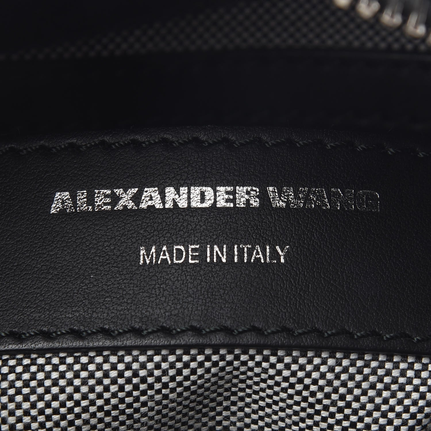 Alexander Wang Calfskin Crocodile Embossed Small Rogue Satchel Black Silver Hardware 6 of 8