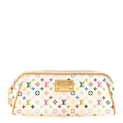 Louis Vuitton Monogram Multicolor Kate Clutch White 1 of 6