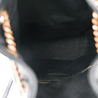 Saint Laurent Lambskin Matelasse Monogram Joe Backpack Black 5 of 11