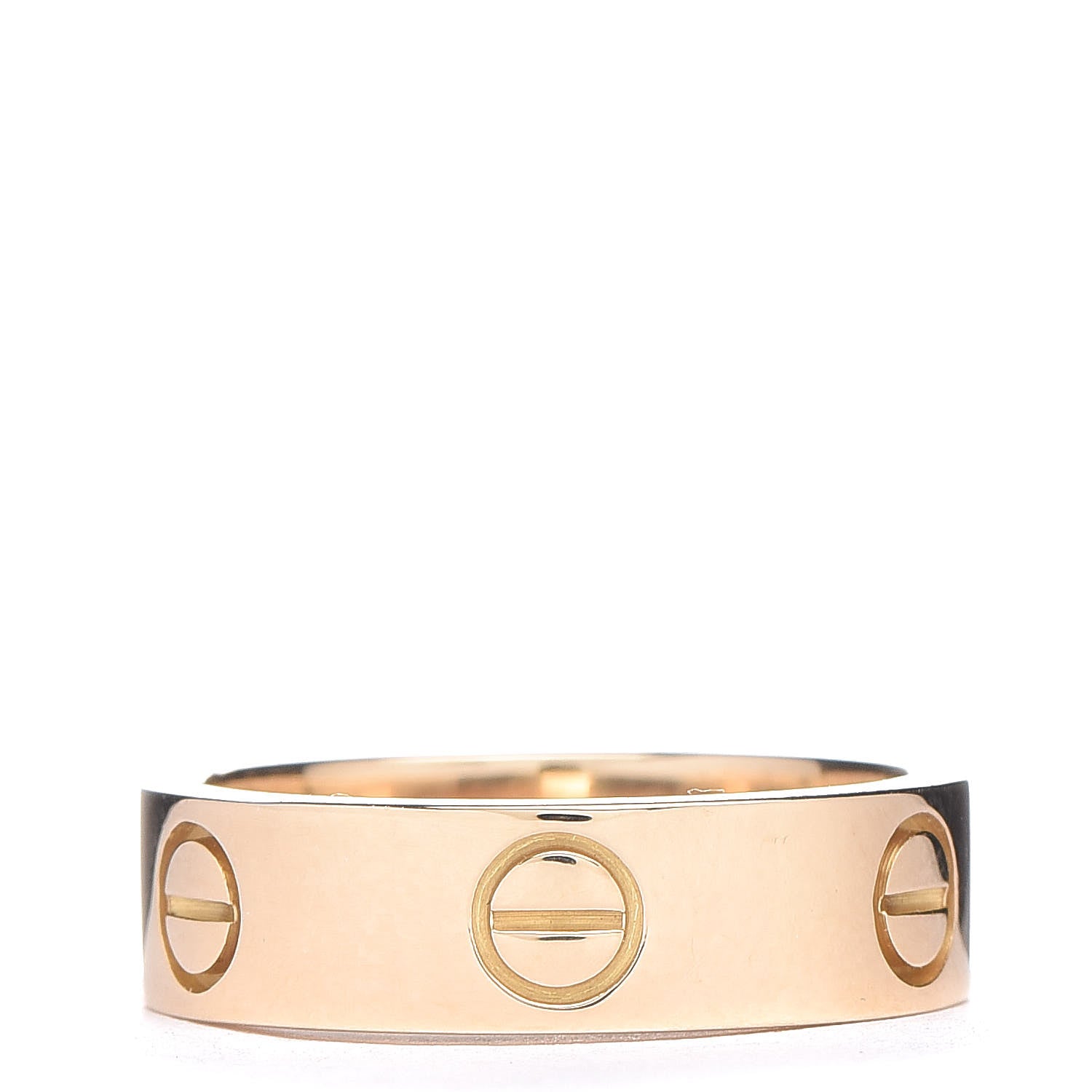 Cartier 18K Yellow Gold 5.5mm LOVE Ring 54 6.75 3 of 7
