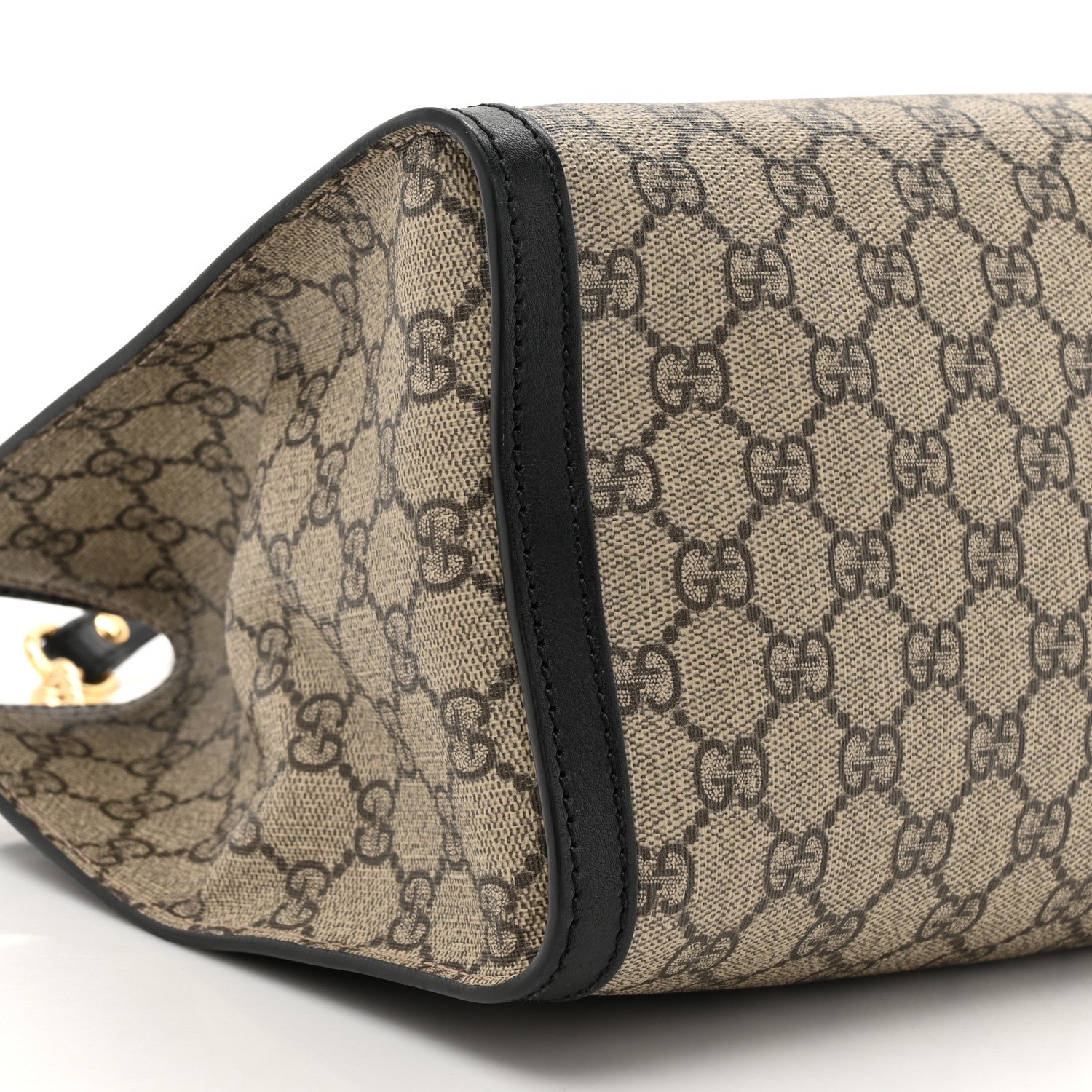 Gucci GG Supreme Monogram Medium Padlock Tote Black 10 of 14