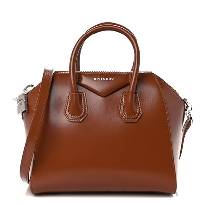 Givenchy Shiny Lord Calfskin Mini Antigona Tan 1 of 10