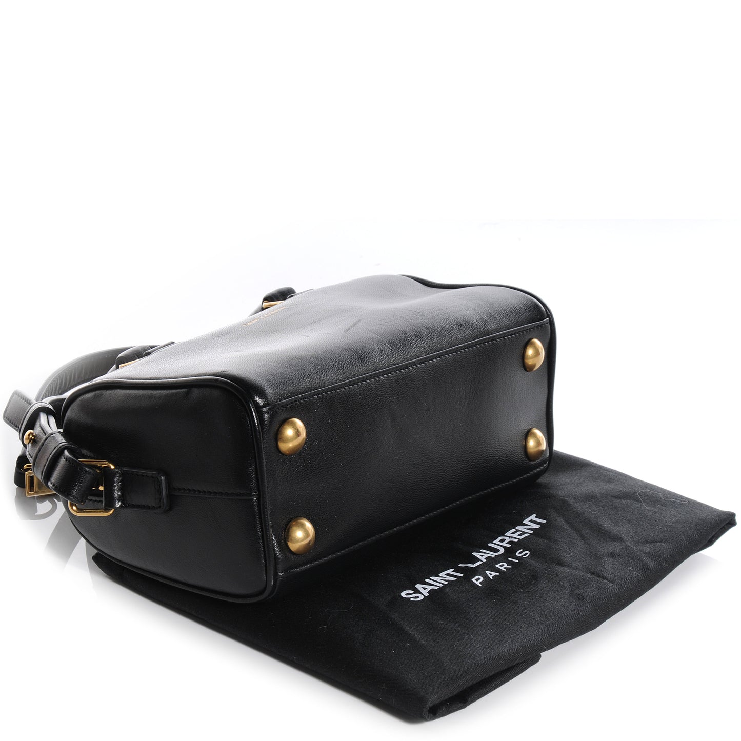 Leather Classic Duffle Toy Black