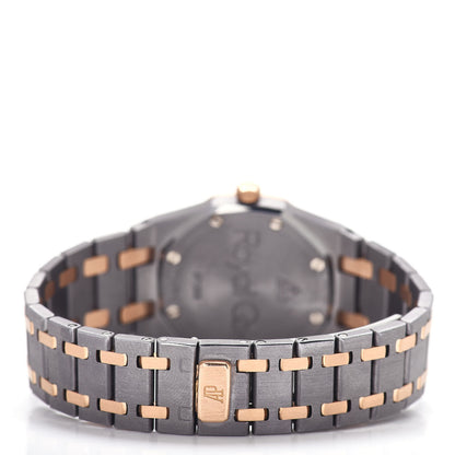 Audemars Piguet Tantalum 18K Rose Gold 30mm Royal Oak Automatic Watch Grey 3 of 5