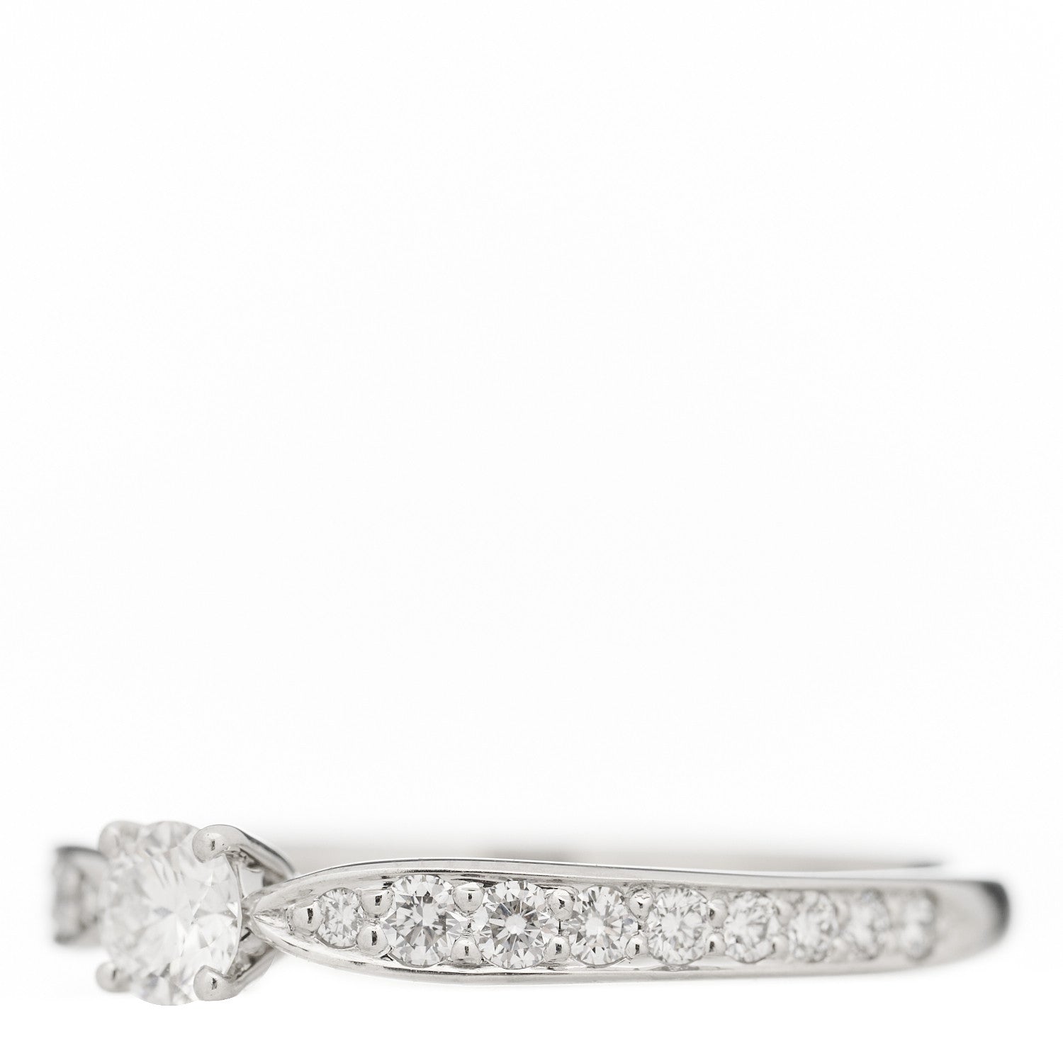 Tiffany Platinum Diamond .18ct Harmony Engagement Ring 51 5.75 3 of 7
