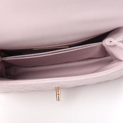 Chanel Caviar Quilted Mini Coco Handle Flap Lilas Lilac 3 of 9