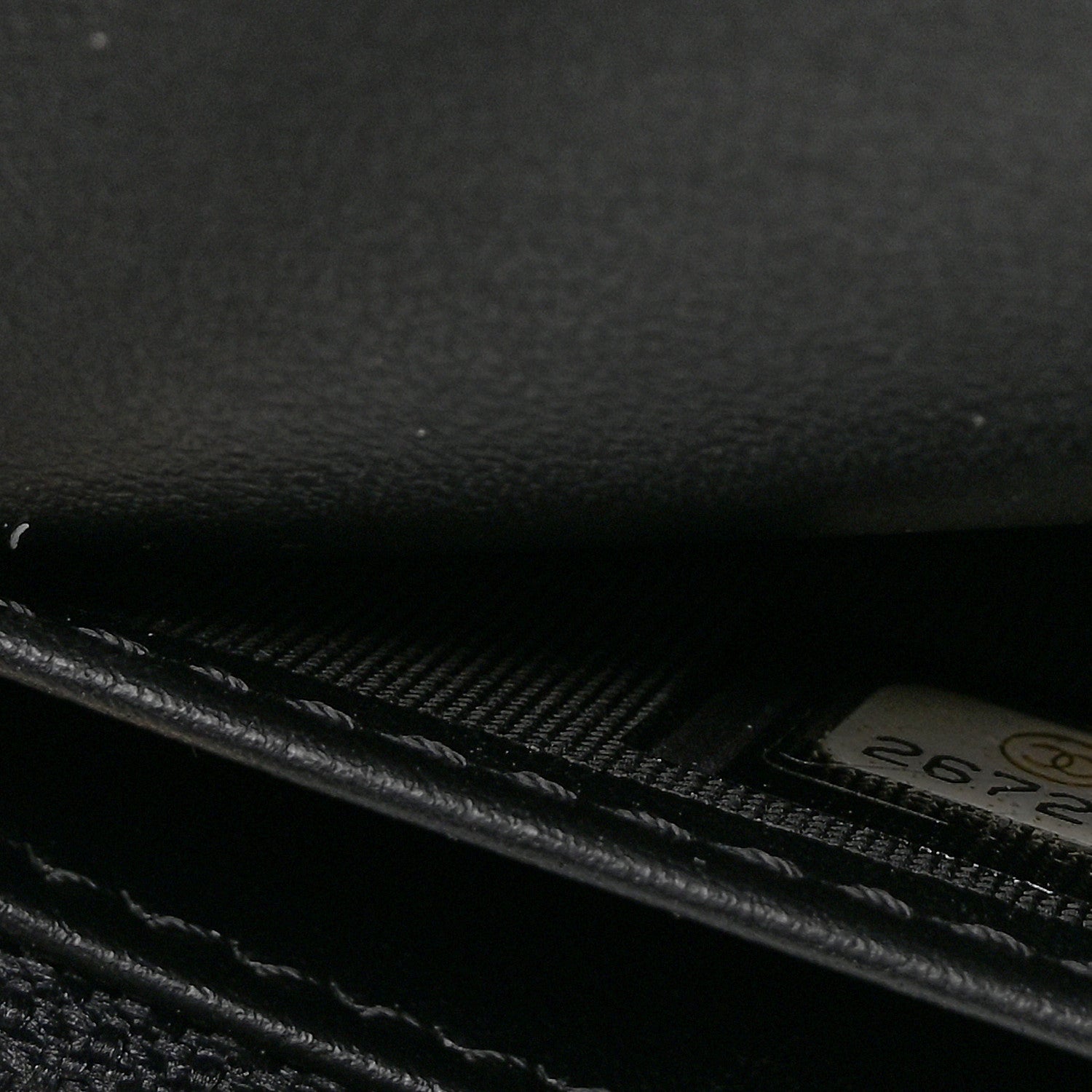 Chanel Shiny Calfskin Quilted Flap Wallet Black 6 of 7