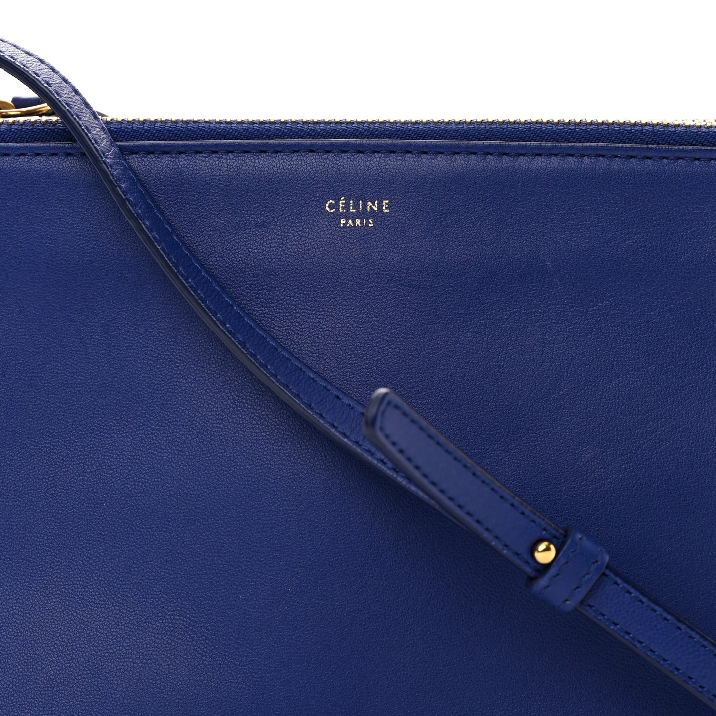 Lambskin Small Trio Crossbody Bag Indigo