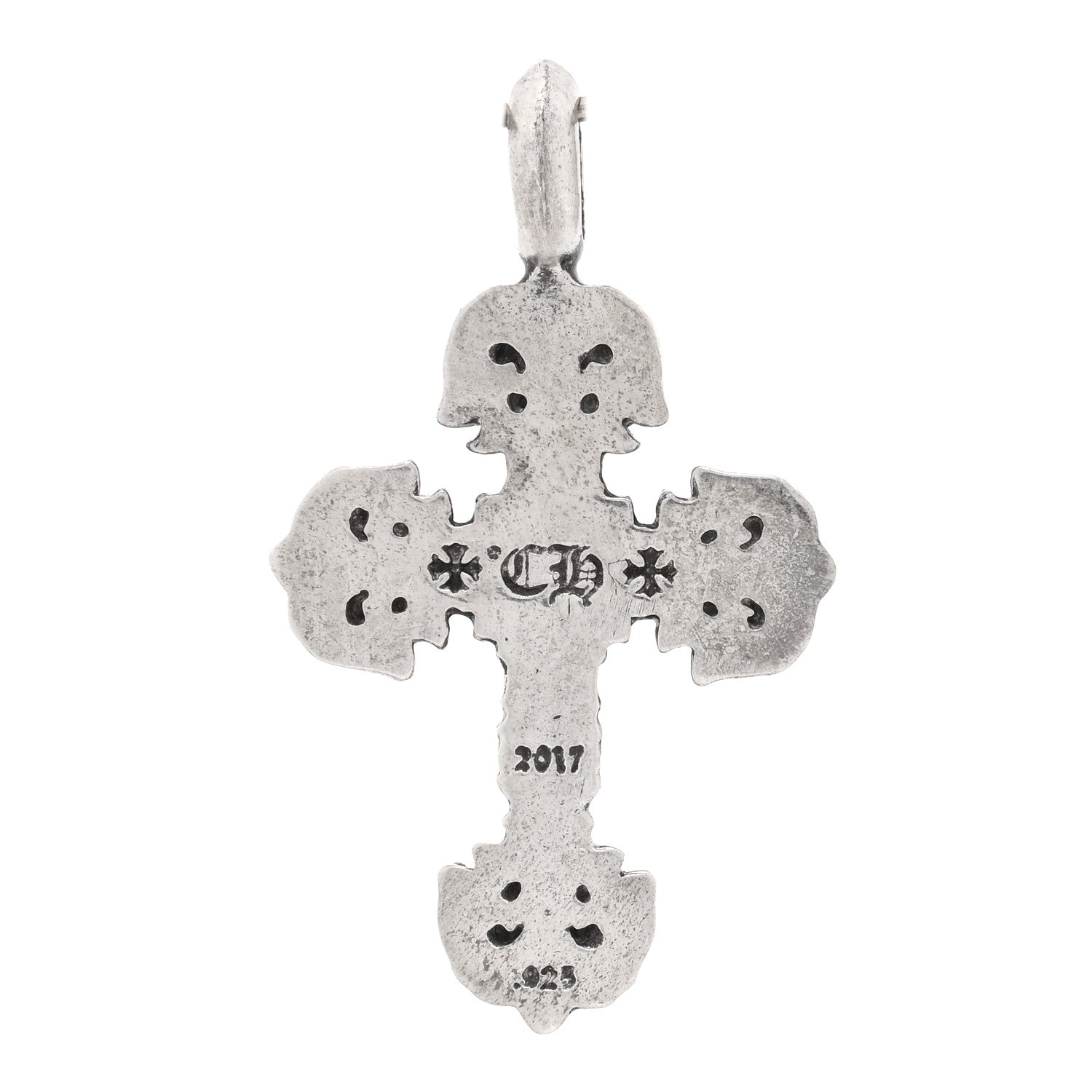 Chrome Hearts Sterling Silver Filigree Cross Pendant 3 of 3