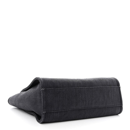 Chanel Mixed Fibers Calfskin Small Deauville Tote Black 4 of 11