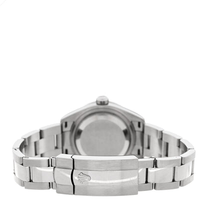 Rolex Stainless Steel 18K White Gold Diamond 28mm Oyster Perpetual Datejust Watch Silver 279384RBR 3 of 5