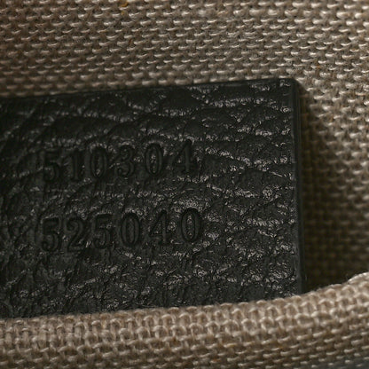Gucci Dollar Calfskin Small Interlocking G Shoulder Bag Black 7 of 10