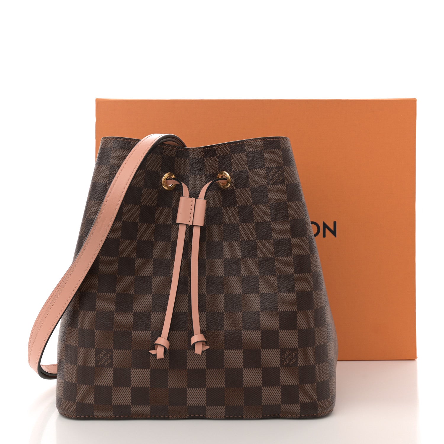 Louis Vuitton Damier Ebene Neonoe MM Venus Pink 10 of 10