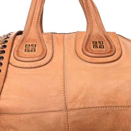 Givenchy Wrinkled Lambskin Large Corset Chain Nightingale Tan 10 of 17