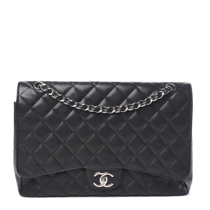 Chanel Caviar Quilted Maxi Double Flap Black 1 of 9
