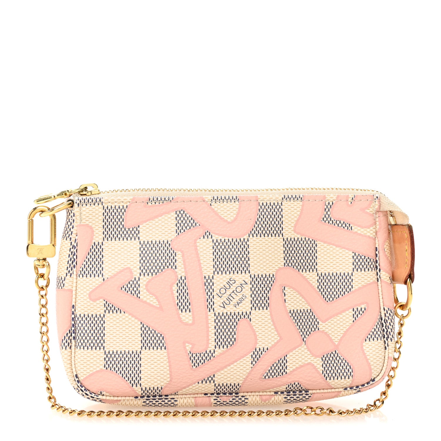 Louis Vuitton Damier Azur Tahitienne Mini Pochette Accessories 1 of 7