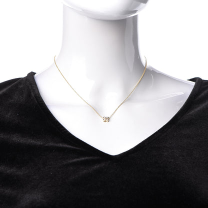 Tiffany 18K Yellow Gold Diamond Lace Pendant Necklace 2 of 6