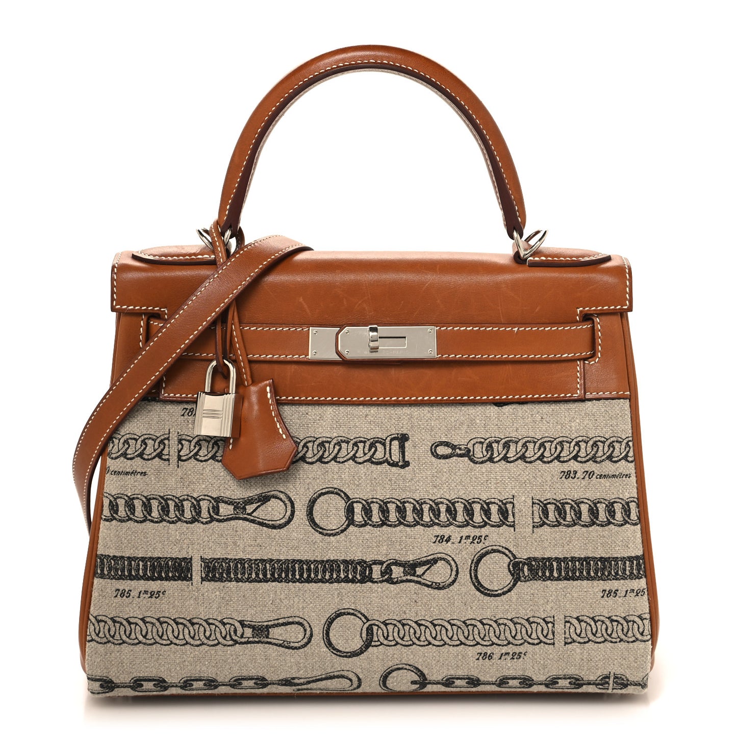 Natural Barenia Toile De Camp Dechainee Kelly 28 Fauve