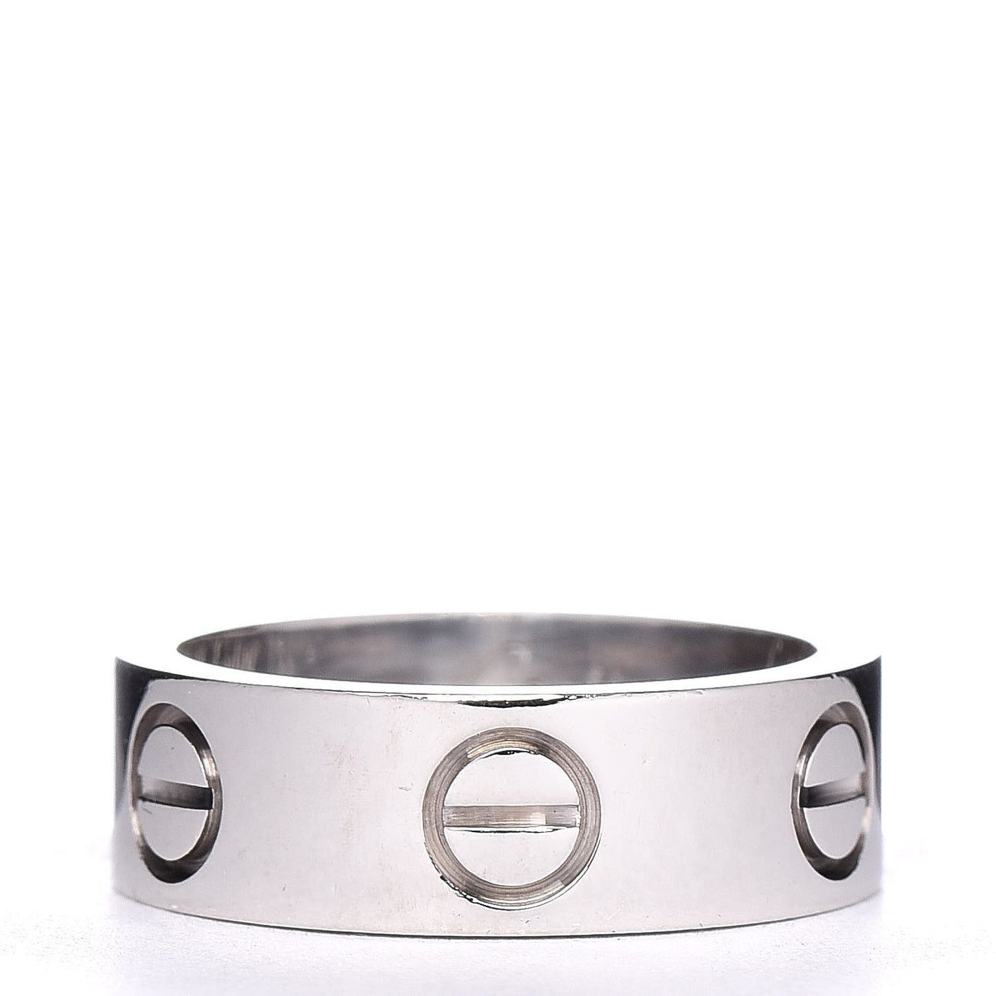 18K White Gold 5.5mm LOVE Ring 47 4