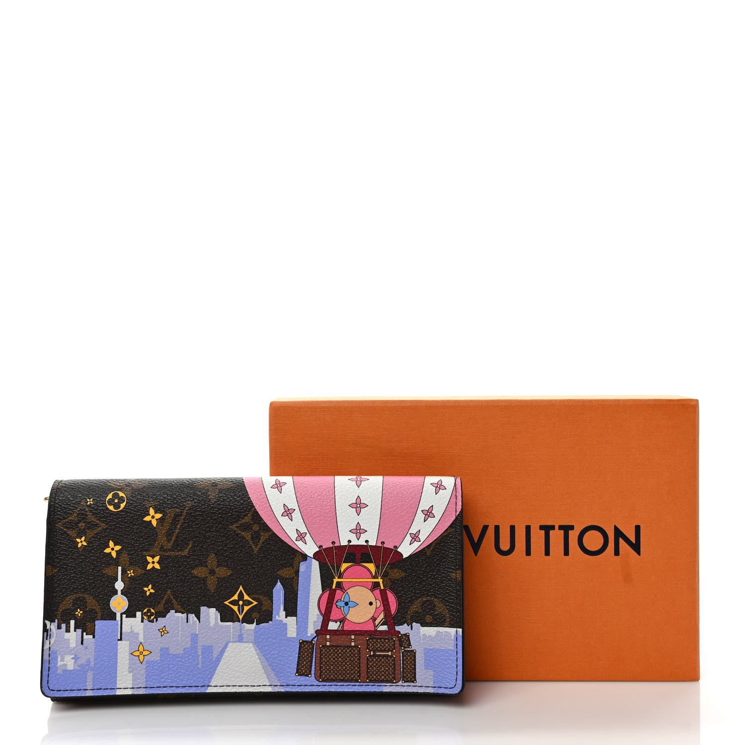 Louis Vuitton Monogram 2019 Christmas Animation Sarah Wallet 9 of 9