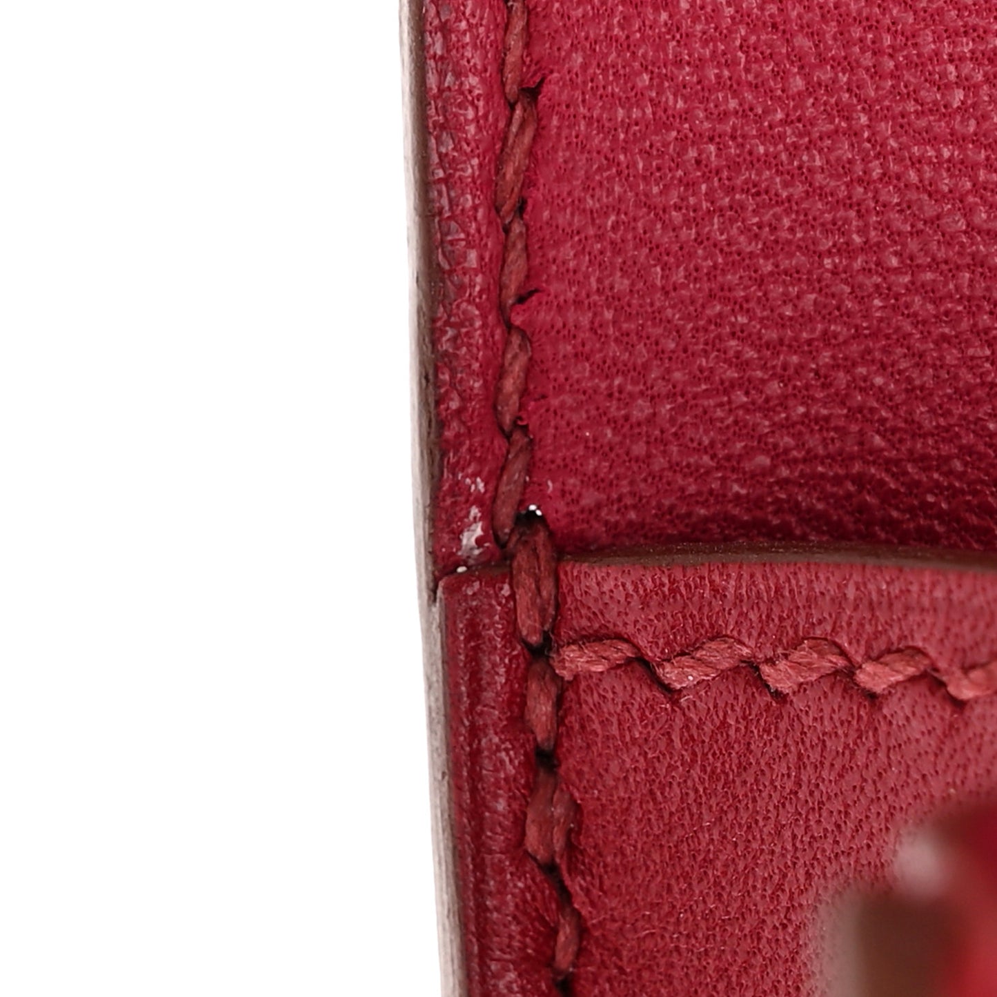 Tadelakt Egee Clutch Rouge Vif
