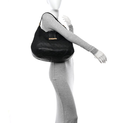 Gucci Guccissima Large New Ladies Web Hobo Black 2 of 13