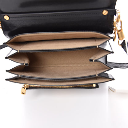 Givenchy Goatskin Quilted Small GV3 Shoulder Bag Black 5 of 9