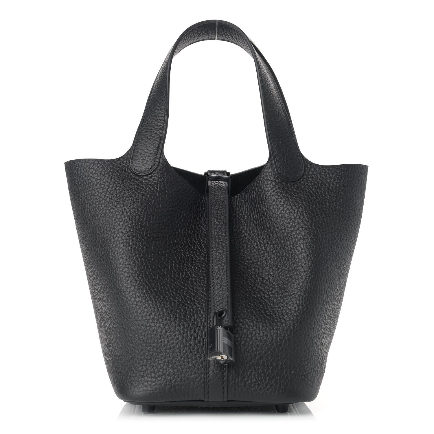 Hermes Taurillon Clemence Picotin Lock 18 PM Black 1 of 9