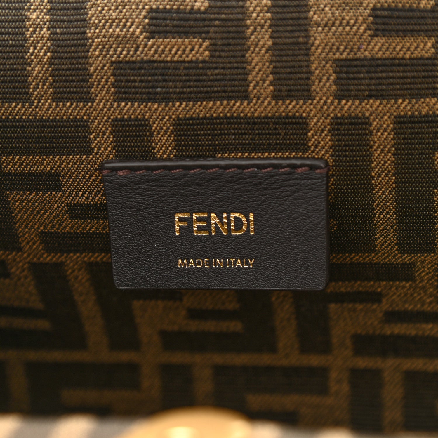 Fendi Shiny Nappa Small Fendi First Black 6 of 8
