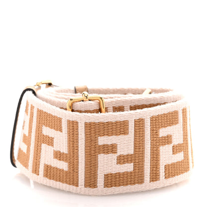 Fendi Ribbon Vitello King FF 1974 Adjustable Strap You Poudre Cuoio Miele Scuro 2 of 4