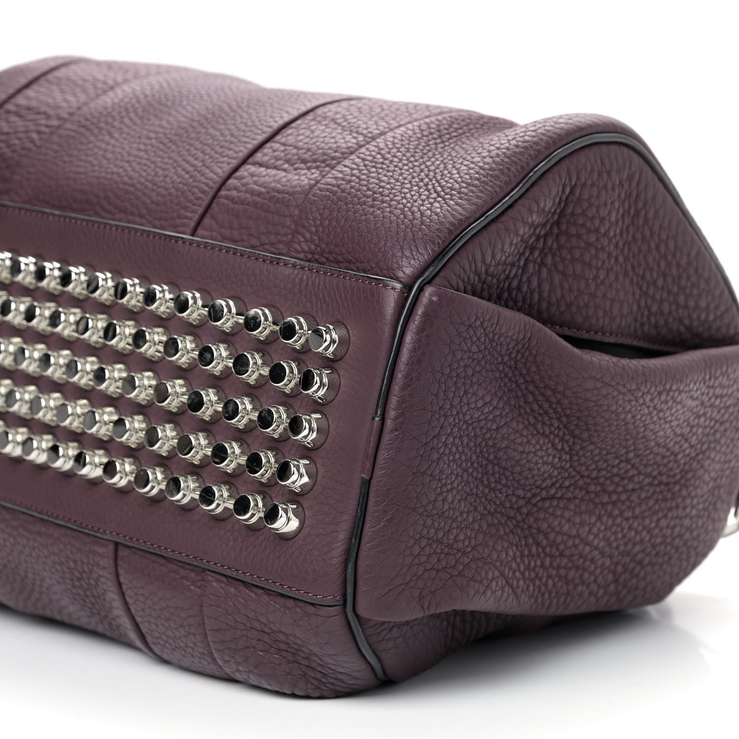 Alexander Wang Soft Pebbled Lambskin Rocco Oxblood Nickel Hardware 8 of 9