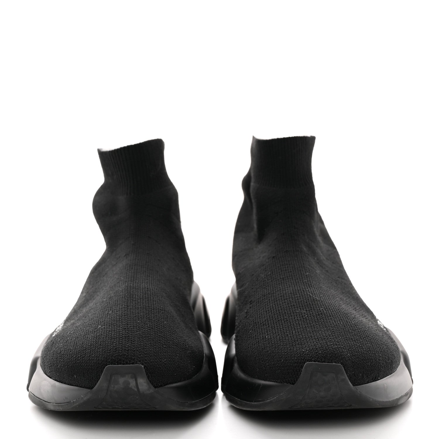 Balenciaga Technical 3D Recycled Knit Womens Speed 2.0 Sneakers 36 Monocolor Black 2 of 13