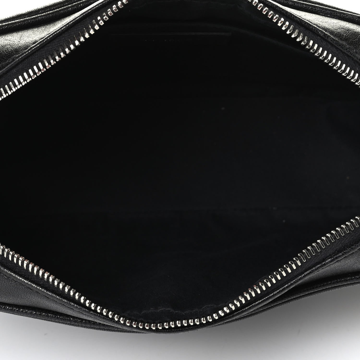 Saint Laurent Lambskin Monogram Embossed Small Lou Camera Bag Black 5 of 8