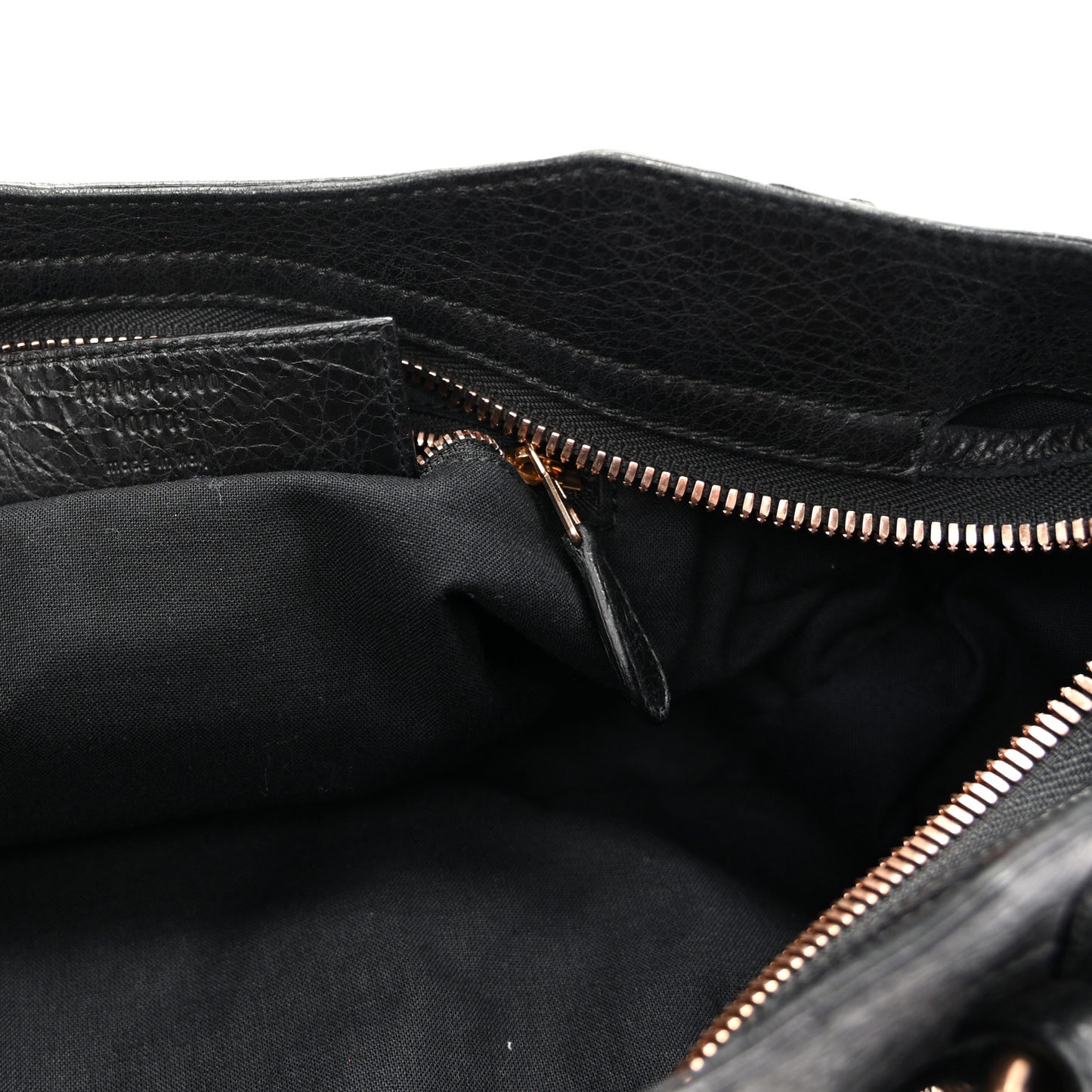 Agneau Giant 21 Rose Gold Hardware City Black