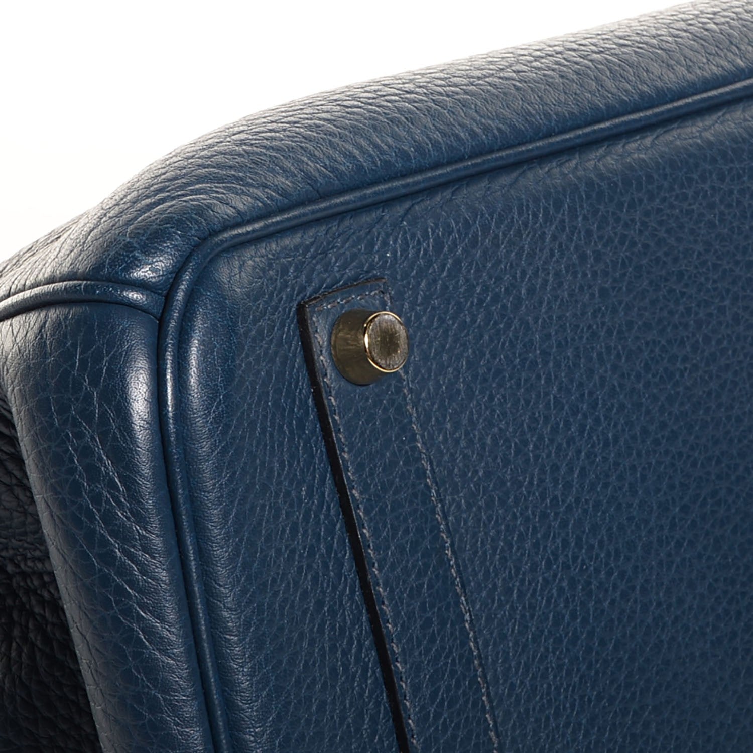 Hermes Taurillon Clemence Birkin 35 Bleu Thalassa 7 of 24