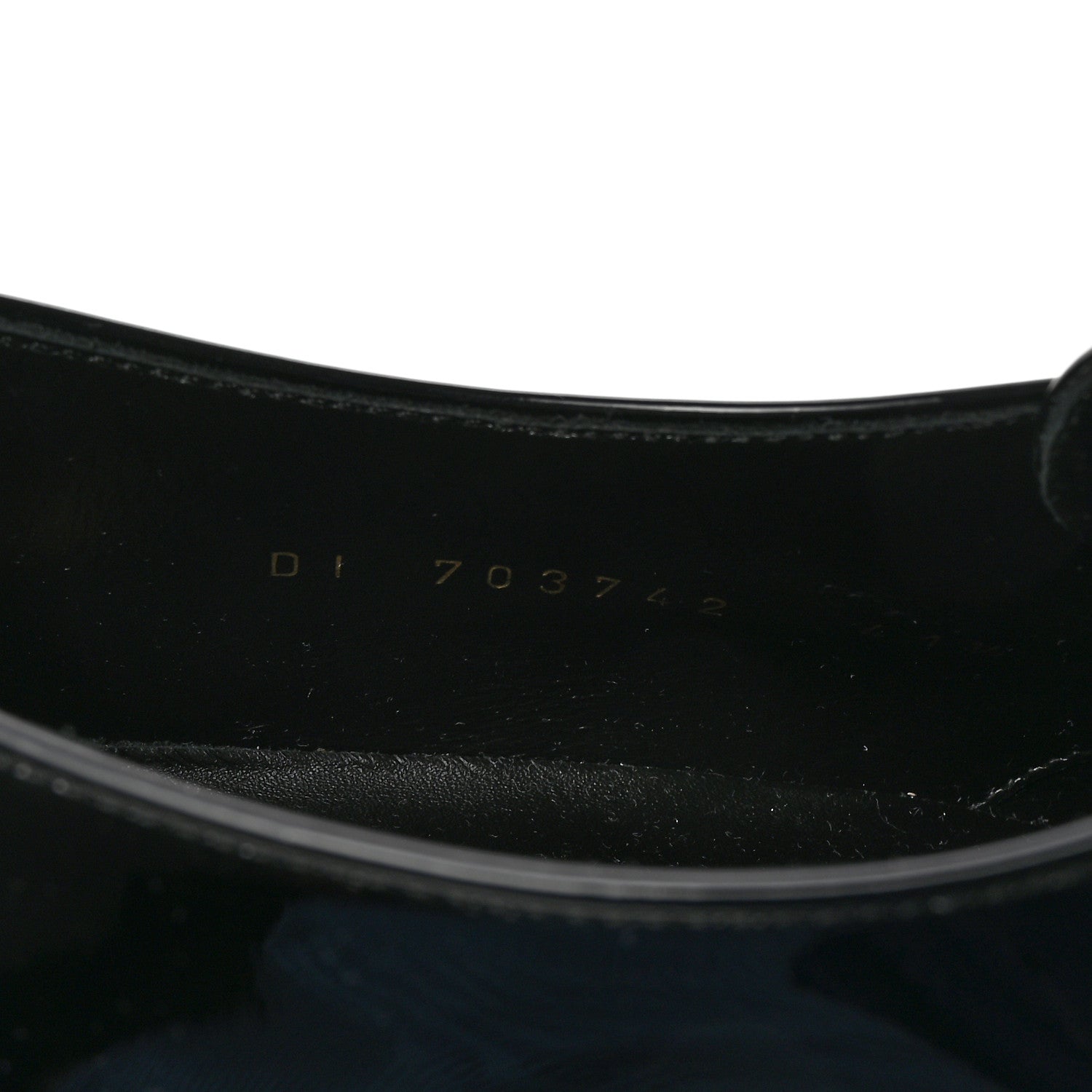 Saint Laurent Patent Calfskin Mens Derby Lace Up Shoes 41.5 Black 9 of 9