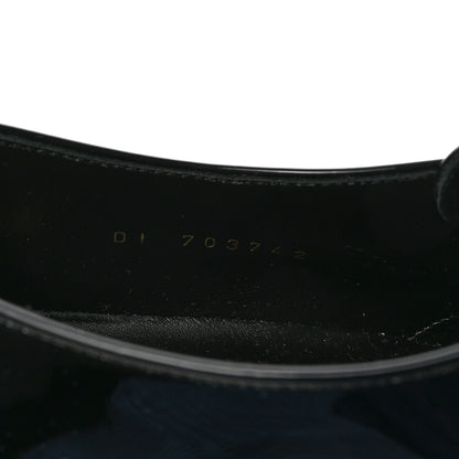 Saint Laurent Patent Calfskin Mens Derby Lace Up Shoes 41.5 Black 9 of 9