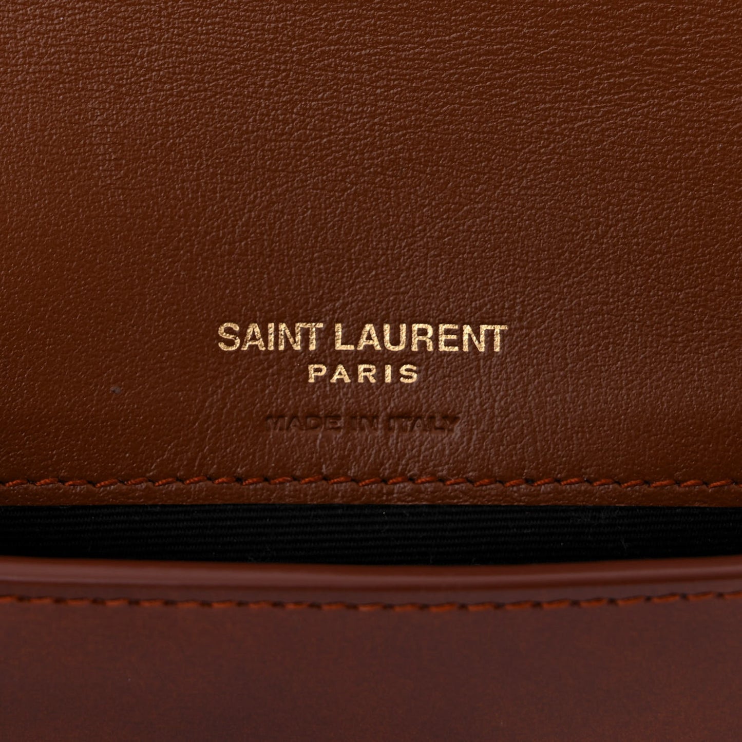 Patent Monogram Phone Holder Crossbody Chataigne