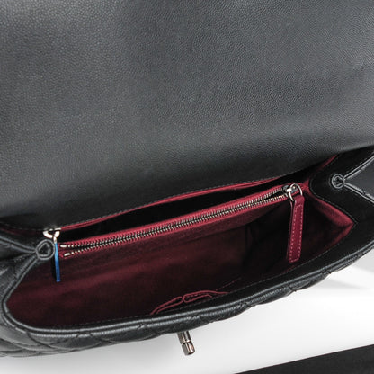 Chanel Caviar Quilted Medium Coco Handle Flap Black 5 of 8