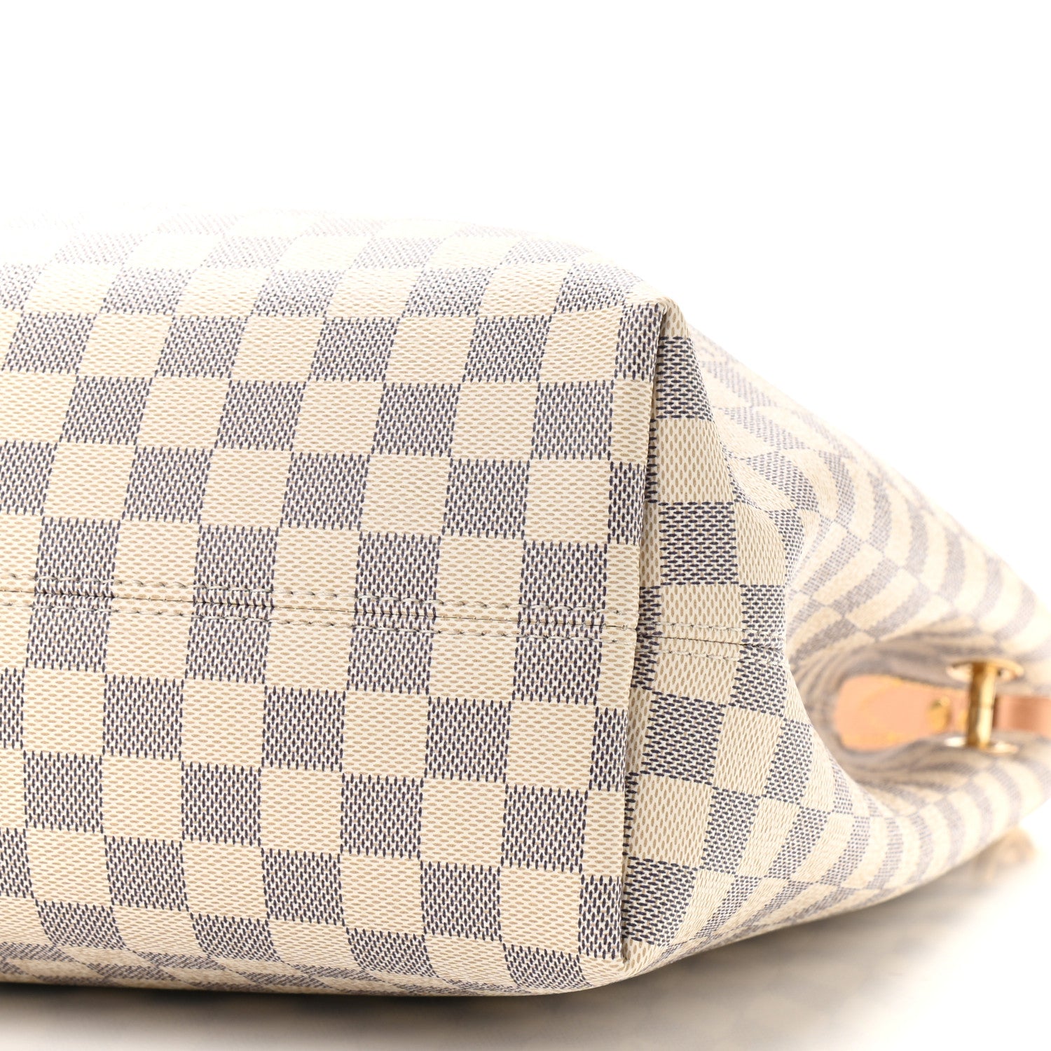 Louis Vuitton Damier Azur Graceful MM Rose Ballerine 7 of 9