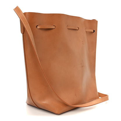 Mansur Gavriel Vegetable Tanned Calfskin Bucket Bag Cammello Royal 4 of 12