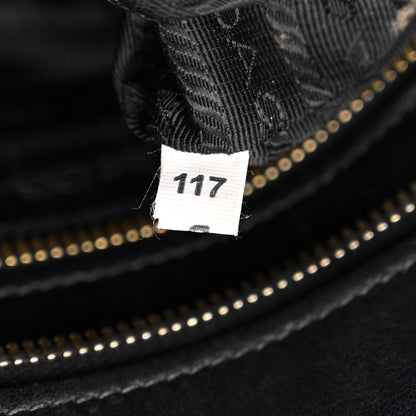 Prada Saffiano City Calfskin Small Esplanade Tote Black 8 of 27