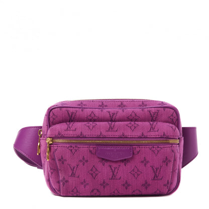 Louis Vuitton Denim Monogram Outdoor Bumbag Purple 1 of 7