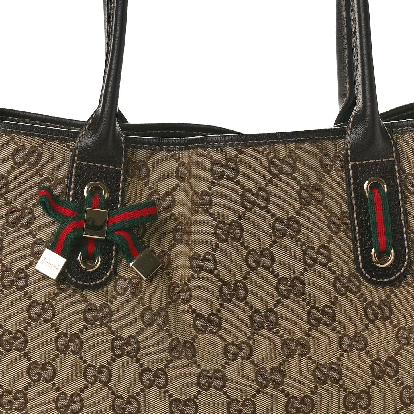 Monogram Medium Princy Tote Dark Brown